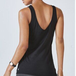 Fabletics Myra Tank in Size Small, Black